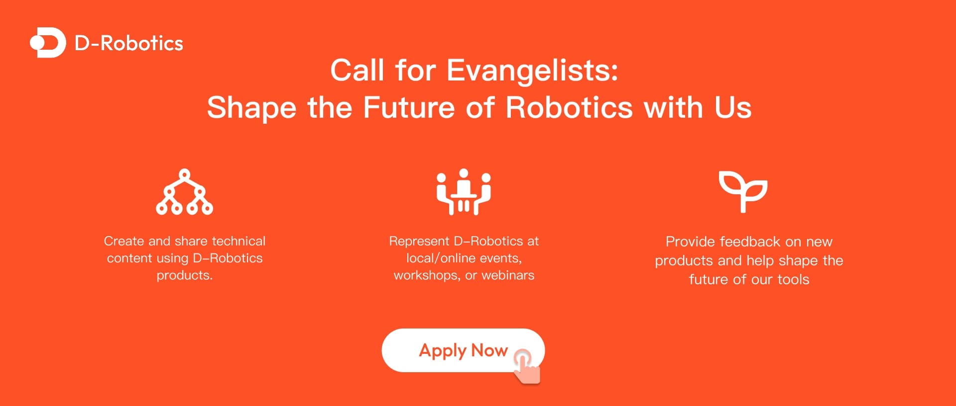 Call for Evangelists: Shape the Future of Robotics with Us